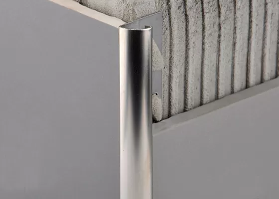 HiTechCons Stainless Steel Bullnose Tile Trim 1 1
